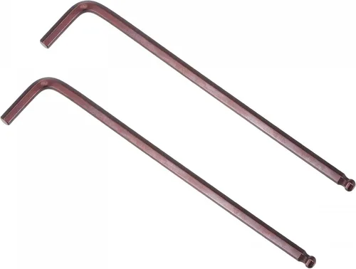 Vista 10 de uxcell Llave hexagonal de extremo de bola de 0.059 in, herramienta de reparación de acero S2 en forma de L, métrica 2 piezas