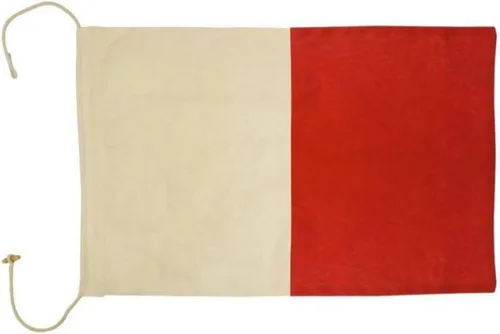 Vista 19 de Hampton Nautical Letra F Bandera de tela náutica del alfabeto, letra S