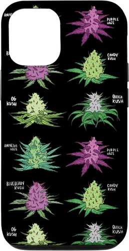 Vista 28 de Weed Pattern Kind of Weed Pot Stoner Marihuana Cannabis Leaf Case para iPhone 17