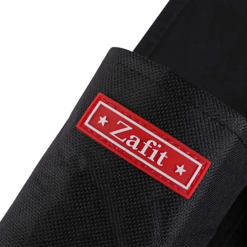 Vista 5 de Zafit Organizador de almacenamiento de mesita de noche, organizador de armario de mesa para mandos, teléfono, lentes (4 bolsillos, negro)