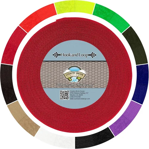 Vista 7 de Country Brook Design Cierre de velcro para coser no adhesivo de 2 pulgadas (beige, 5 yardas)