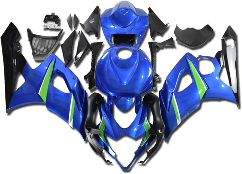 Vista 27 de YTL - Carenado completo negro brillante para Suzuki 2005-2006 GSXR 1000