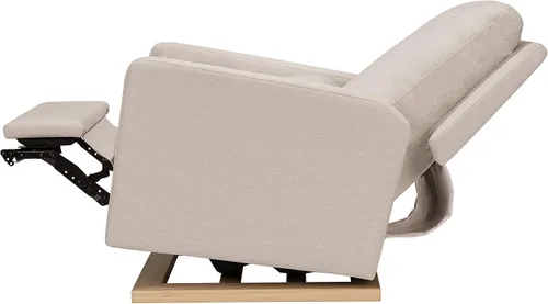 Vista 10 de Babyletto Sigi Recliner/Glider para guardería en Performance Beach Tejido ecológico Performance Beach