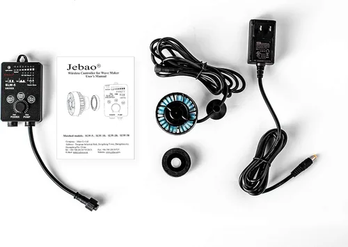 Vista 7 de Jebao SLW Wave Maker - Bomba de flujo con controlador para acuario de arrecife marino (SLW-5, 792 GPH), color negro