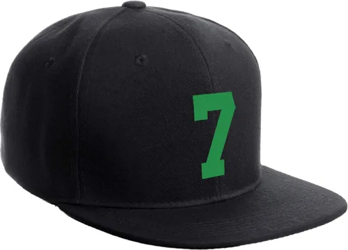 Vista 177 de Número de equipo modificado para requisitos particulares del jugador del color del sombrero del Snapback de la visera plana clásica de la visera