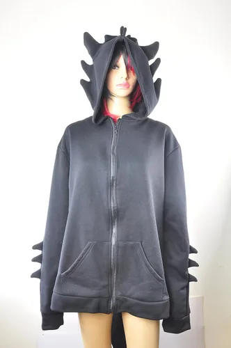 Vista 2 de kaguster Disfraz unisex con capucha de animales para adultos