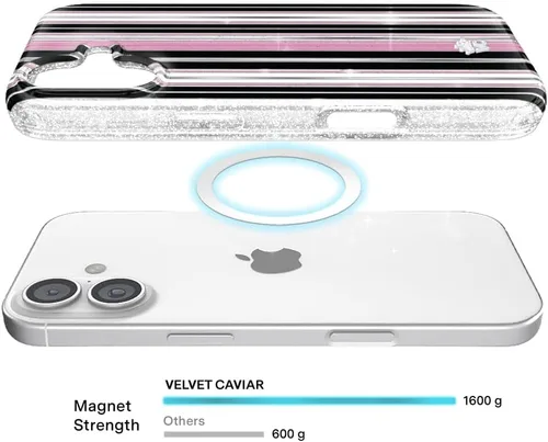 Vista 1423 de VELVET CAVIAR Funda para iPhone 15, compatible con MagSafe, probada contra caídas de 10 pies, fundas protectoras de diseño, leopardo color rosa