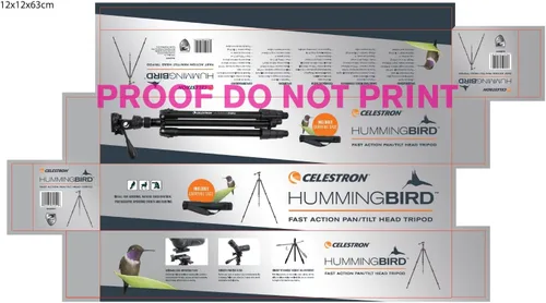 Vista 6 de Celestron 82051 Hummingbird Cabezal de Trípode de Acción Rápida Pan Tilt para Telescopio Terrestre, Binoculares o Cámara, Negro