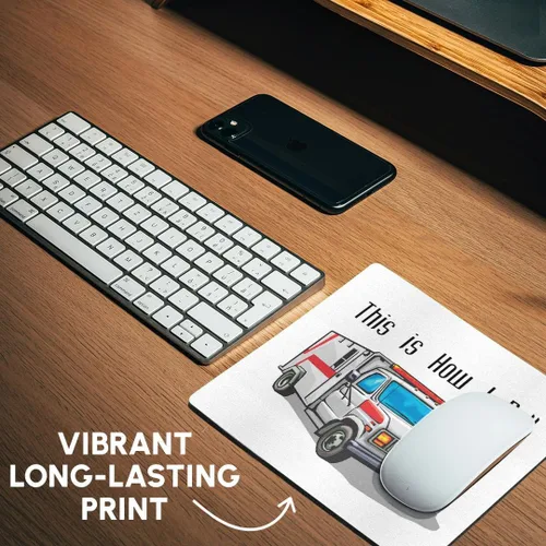 Vista 6 de 3dRose LLC 8 X 8 X 0.25 Pulgadas This How I Roll Ambulancia EMT Design Mouse Pad (mp_102561_1)