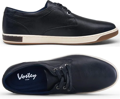 Vista 3 de Vostey Men's Sneakers Fashion Casual Shoes Dress Sneaker Oxford Shoes