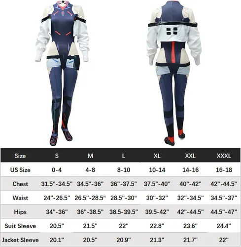 Vista 6 de C-ZOFEK Disfraz de chaqueta de cosplay para mujer, trajes de Halloween