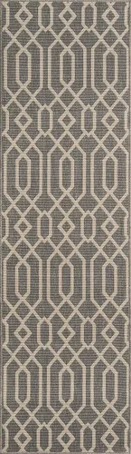 Vista 18 de Momeni BAJA0BAJ-3CHR860D, baja Colección, 8'6" x 13', Carbón vegetal, Polipropileno, Amarillo
