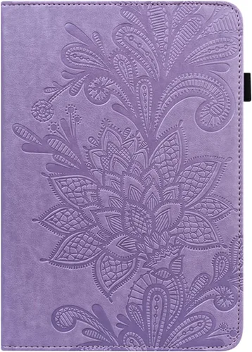 Vista 8 de Funda para Kindle Fire HD 8 de 8ª/7ª/6ª generación (2016/2017/2018) con soporte, soporte para lápices, bolsillos