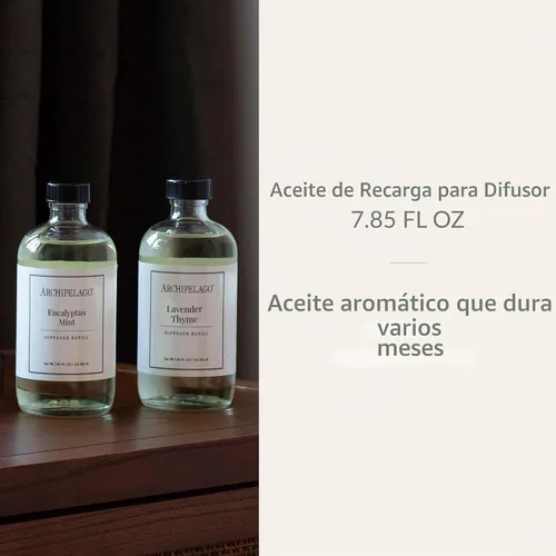 Vista 3 de Archipelago Botanicals Black Forest - Recambio de aceite para difusor Madera de ébano oscuro, abeto Douglas y grosella negra (7.85 onzas líquidas)