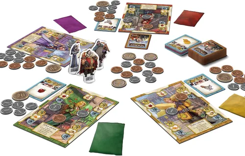 Vista 3 de CMON Sheriff of Nottingham Juego de mesa (2ª edición) - Juego medieval de engaño y selección de cartas para niños y adultos, a partir de 14 años, 3