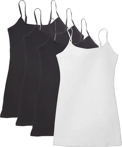 Vista 11 de Active - Paquete de 4 camisetas sin mangas, básicas, para mujer