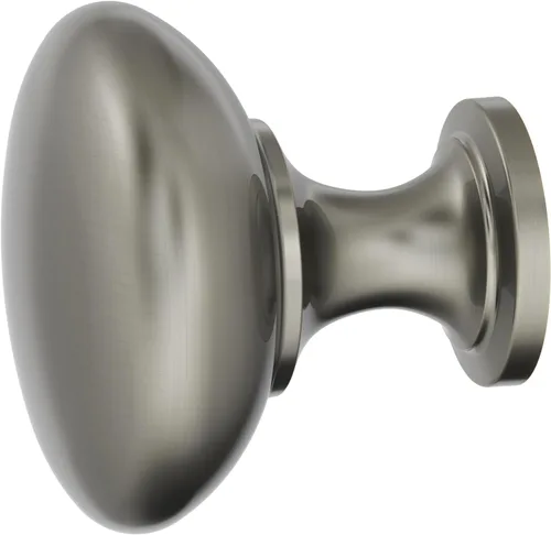 Vista 7 de Amerock Perilla redonda Edona de plata antigua de 1-1/4" para gabinete