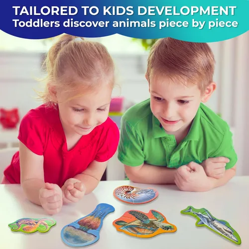 Vista 4 de Step Up Puzzles para niños de 3 a 5 años - Rompecabezas realistas para Océano