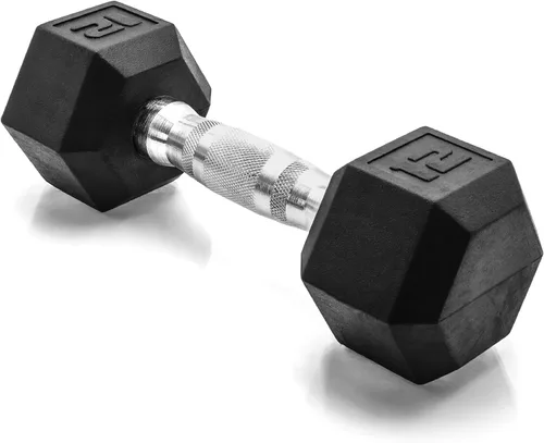 Vista 23 de CAP Barbell Peso de la mancuerna hexagonal recubierta, individual, 10-120 libras, múltiples opciones