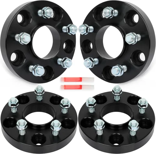 Vista 12 de SCITOO 4 espaciadores de rueda de 1 pulgada, 4 lengüetas de 0.157 x 3.937 in a 0.157 x 3.937 in, pernos de 0.472 x 0.059 in, compatibles