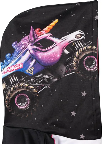 Vista 7 de Sudadera con capucha de forro polar Monster Jam para niños de pequeño a grande Grave Digger El Toro Loco Megalodon Sparkle Smash