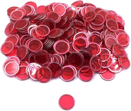 Vista 6 de Tapp Collections Fichas transparentes de bingo 300-pk