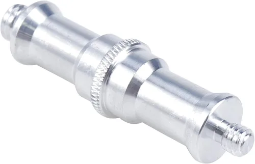 Vista 4 de MY MIRONEY Paquete de 2 adaptadores de rosca macho de 3/8" a 1/4" de aleación de aluminio, adaptador de tornillo, espiga para soporte de luz