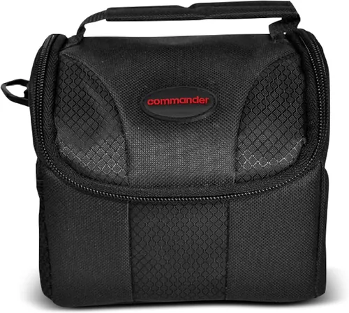 Vista 8 de COMMANDER OPTICS Bolsa grande para cámara, resistente al agua, acolchado suave, espaciosa bolsa de viaje para cámaras Canon EOS, Nikon, Sony y más