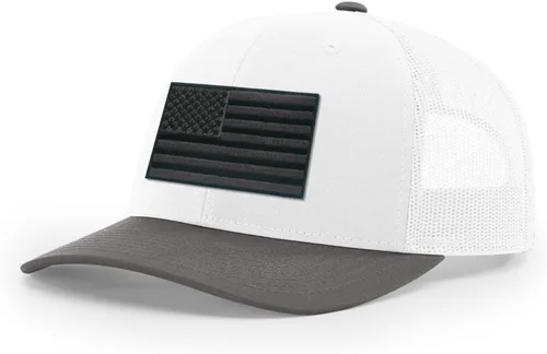 Vista 90 de Joe's USA Richardson 112 - Gorras de camionero con parche gráfico personalizado - Gorras estructuradas de cinco y seis paneles Richardson Premium