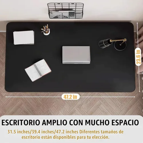Vista 4 de Escritorio moderno de 39,4 pulgadas Mesa de computadora de estilo simple Escritorio de escritura de oficina industrial