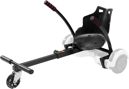 Vista 9 de VEVOR Hoverboard Seat Attachment, Adjustable Frame, 220 LBS Capacity, Fits 6.5" 8" 8.5" 10" Hoverboards, Go Kart Accessory for Kids & Adults