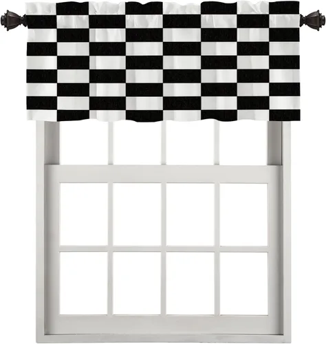 Vista 134 de Cortinas opacas de poliéster multicapa marrón con diseño de bosque natural, 2 unidades, 26 x 24 pulgadas