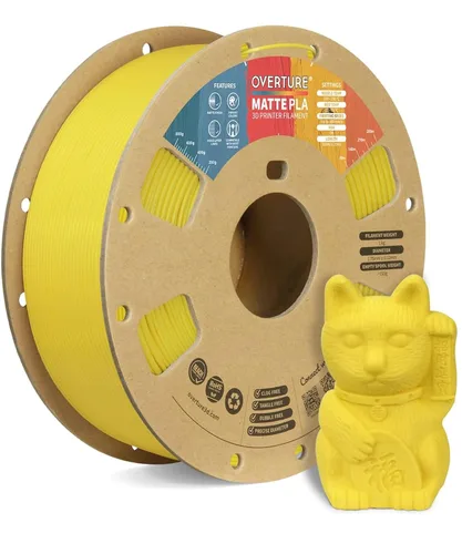 Vista 46 de OVERTURE - Filamento de fibra de carbono PLA para impresora 3D de 1.75 mm, carrete de cartón PLA de 2.2 libras, precisión dimensional +/- 0.02 mm