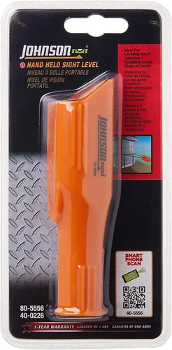 Vista 4 de Johnson Level & Tool 80-5556 - Mira de mano, naranja, 1 nivel (paquete de 5)