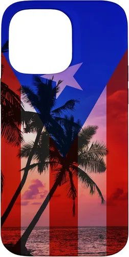 Vista 21 de Tropical Ocean Vibes Puerto Rico Flag - Funda para iPhone 17