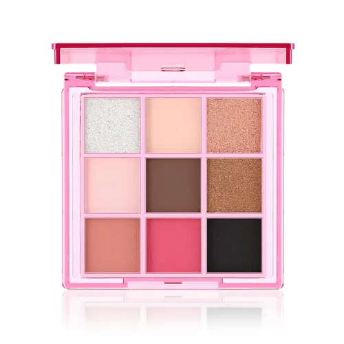 Vista 8 de Boobeen Paleta de sombras de ojos nude – maquillaje mate y brillante, polvo cremoso altamente pigmentado para sombra de ojos, crea un aspecto