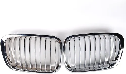 Vista 9 de Astra Depot Reemplazo para BMW E46 316i, 318i, 320i, 323i, 325i, 328i, 330i de 1998-2001, rejilla frontal superior en forma de riñón para sedán de 4