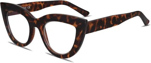 Vista 8 de SOJOS Blue Light Blocking Glasses Retro Vintage Cateye Eyeglasses for Women Plastic Frame Party Glasses SJ5025C