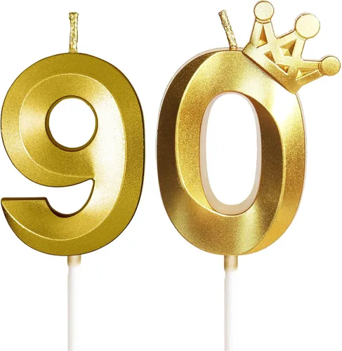 Vista 43 de Velas de cumpleaños número 10 para pastel, velas de oro rosa número 10 con corona, diseño 3D, decoración de pastel de cumpleaños para niñas