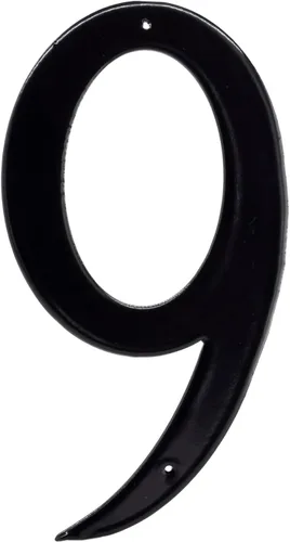 Vista 2 de Montague Metal Products números estándar para casas, Negro