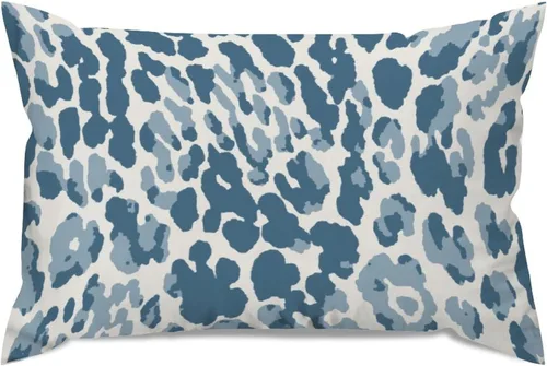 Vista 111 de ArogGeld Funda de almohada para sofá, guepardo y leopardo, estampado de leopardo, funda de cojín decorativa de granja para sala de estar
