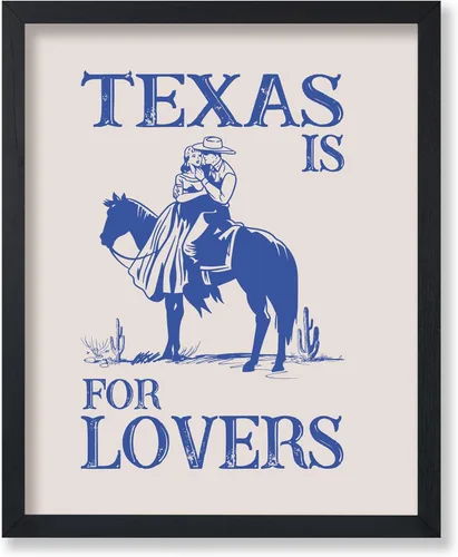 Vista 53 de Poster Master Póster de You've Yeed Your Last Haw, estampado retro de vaquero azul, arte occidental, arte moderno, arte del salvaje oeste, regalo