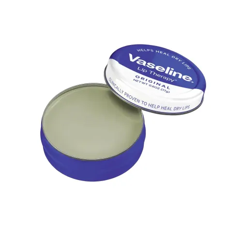 Vista 2 de Vaseline Therapy - Lata de bálsamo labial, original, 0.6 onzas (paquete de 3)