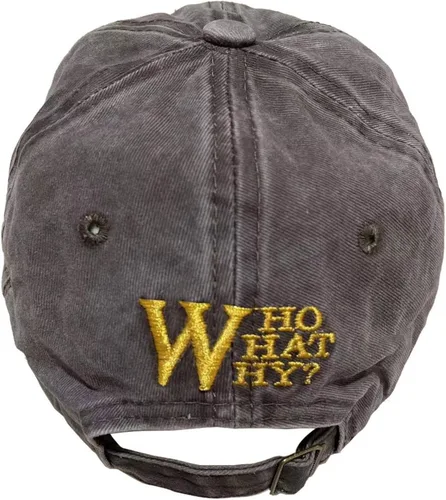Vista 3 de Gorra de béisbol unisex con letra W para exteriores, estilo vintage, de mezclilla lavada, sombrero de hockey y snapback para hombres y mujeres