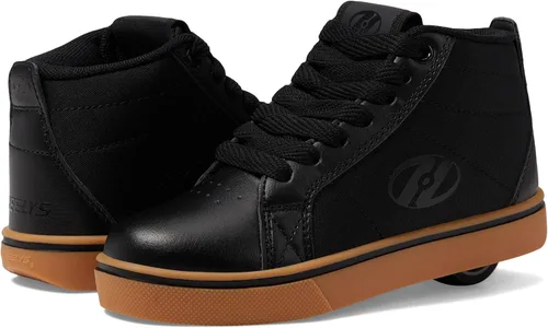 Vista 6 de Heelys Racer 20 Mid - Negro/Blanco/Rojo/Amarillo Flame