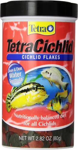 Vista 4 de Tetra TetraCichlid Hojuelas de Dieta Balanceada para Cíclidos, 1.58 oz