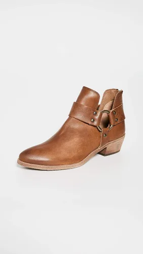 Vista 2 de Frye Ray Harness - Botines con cremallera trasera para mujer, Marrón, AD TEMPLATE