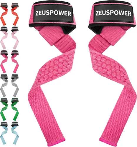 Vista 15 de Lifting Straps Wrist Straps for Weightlifting Gym Straps Weight Lifting Deadlift Workout Women Men Dumbbell Straps for Hand RDL Strap Exercise