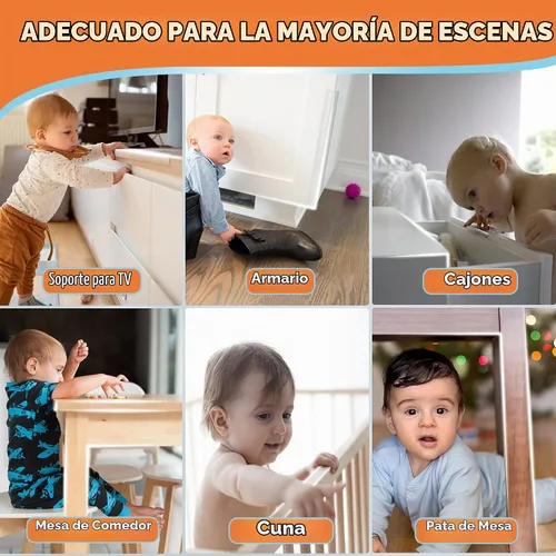 Vista 6 de Loiion Protector de bordes, 100% silicona, protectores de esquinas suaves para niños, adhesivo precintado, parachoques de seguridad para esquinas