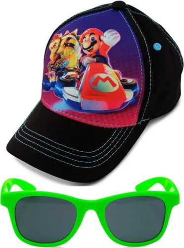 Vista 13 de Nintendo Boys' Nintendo Boys' Baseball Cap Pop 3d negro